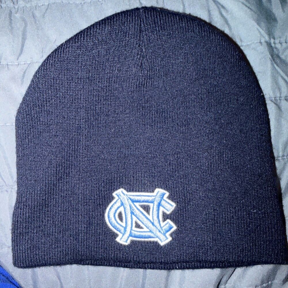 NCAA North Carolina Tar Heels Grossman Cap Cuffed Winter Beanie Navy
